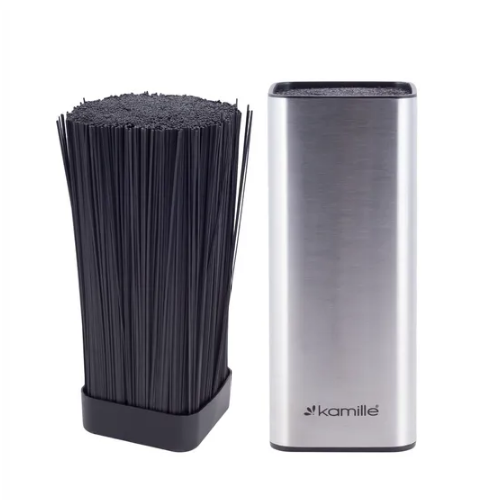 Підставка для ножів 9,5*9,5*22см з наповнювачем 7612 KAMILLE Житомир