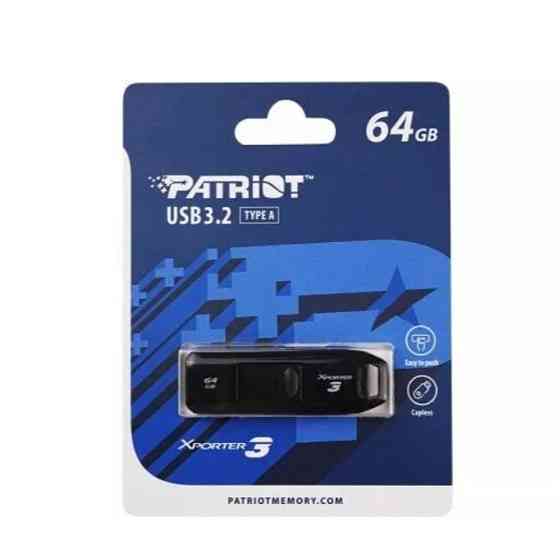 Флешка Patriot 64GB USB 3.2 чорна Київ