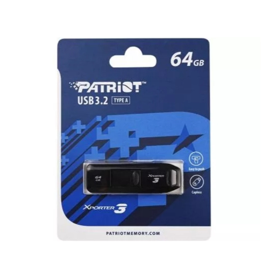 Флешка Patriot 64GB USB 3.2 чорна Київ - фото 5