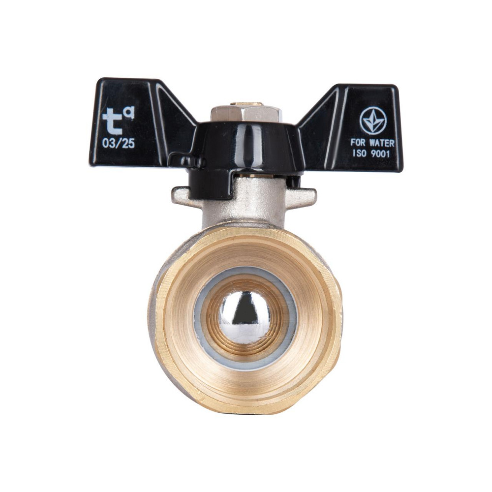 Кран кульовий Thermo Alliance Base 1" ВР для води (метелик) SD602W25 Київ - фото 6