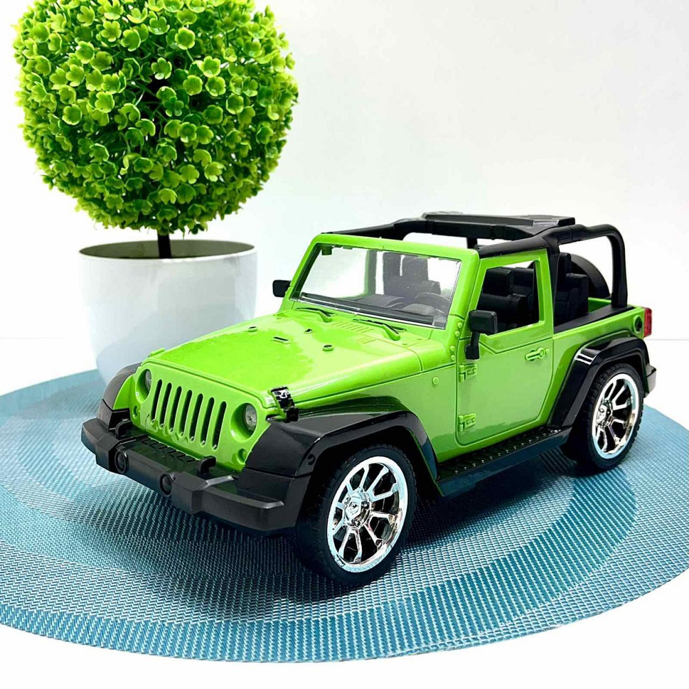 Джип позашляховик з гумовими колесами на радіокеруванні Зелений (9088-6AD) Чернігів - фото 1