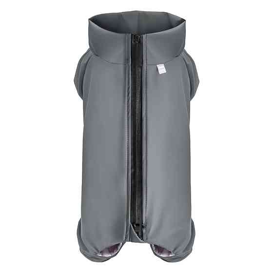 Дощовик для собак WAUDOG Clothes, водонепроникний, M35, В 59-62 см, С 37-40 см, сірий Київ