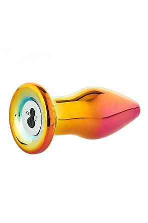 Анальная пробка с вибрацией стеклянная Dream Toys GLAMOUR GLASS PLUG Sex Aura Киев