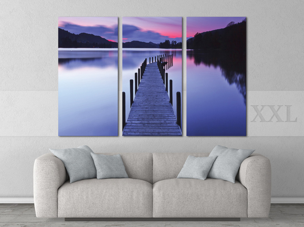 Модульная картина Озеро на закате Art-80_XXL Киев - изображение 2