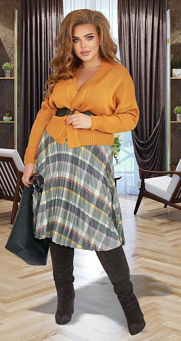 В'язаний жакет гладкої фактури (42-44) Київ - фото 7