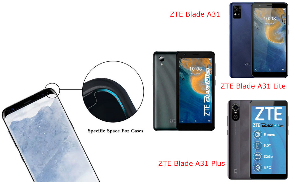 Защитное стекло HyperGlass Pro для ZTE Blade A31, A31 Lite, A31 Plus – максимальная чувствительность и защита Киев - изображение 3