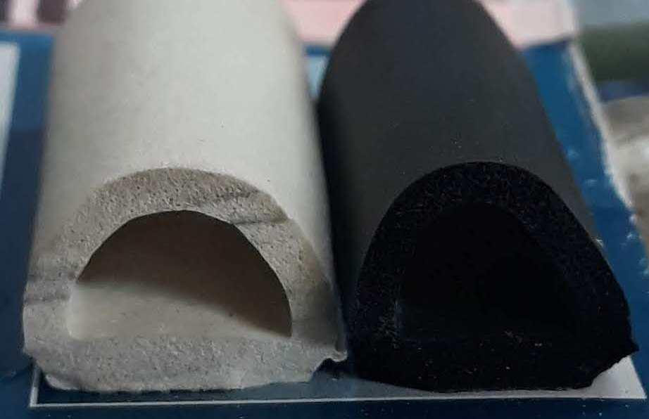 Самоклеючий гумовий ущільнювач для вікон та дверей профіль D 14х12 (40м) чорний Павлоград - фото 4