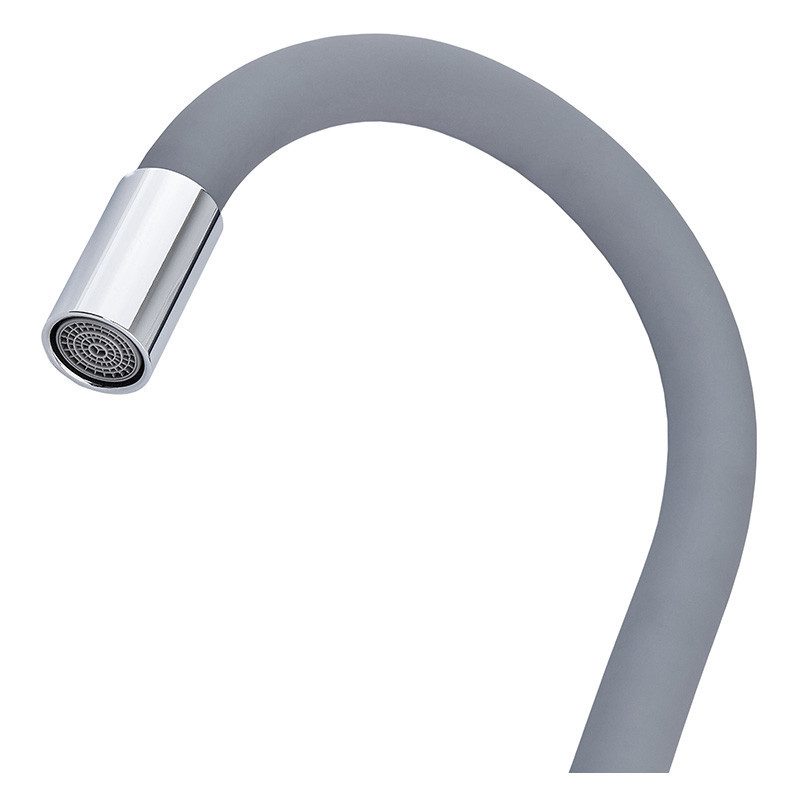 Кухонный смеситель Mixxus SUS-011 Хром Refl.Gray из нержавеющей стали (MI6222) Харьков - изображение 2