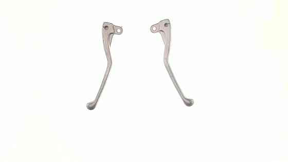 Рычаги руля мотоцикл Ява 350 (пара) (алюминий) (серые) Мукачево