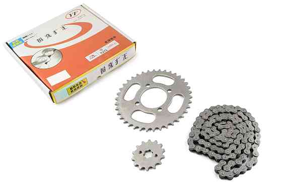 Зірки трансмісії (пара) Delta 420-14T + 420-42T (+ланцюг 112L) (mod:best) YF Київ