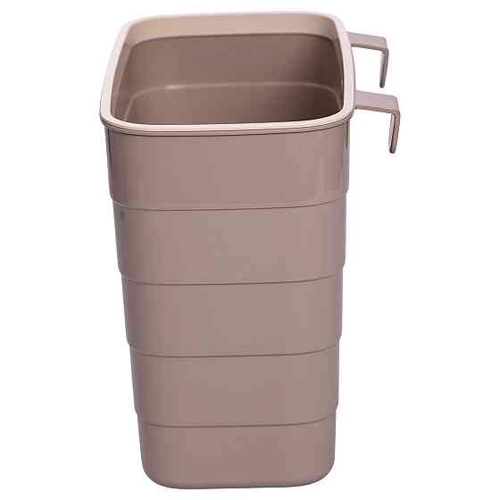 Навесное мусорное ведро 6 л коричневое Киев