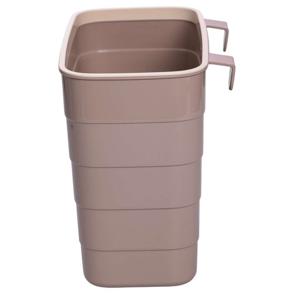 Навесное мусорное ведро 6 л коричневое Киев - изображение 2