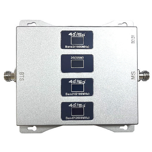 GSM репітер 4 діапазони 900/1800/2100/2600 підсилювач зв’язку 3G 4G LTE мобільний сигнал Київ - фото 1