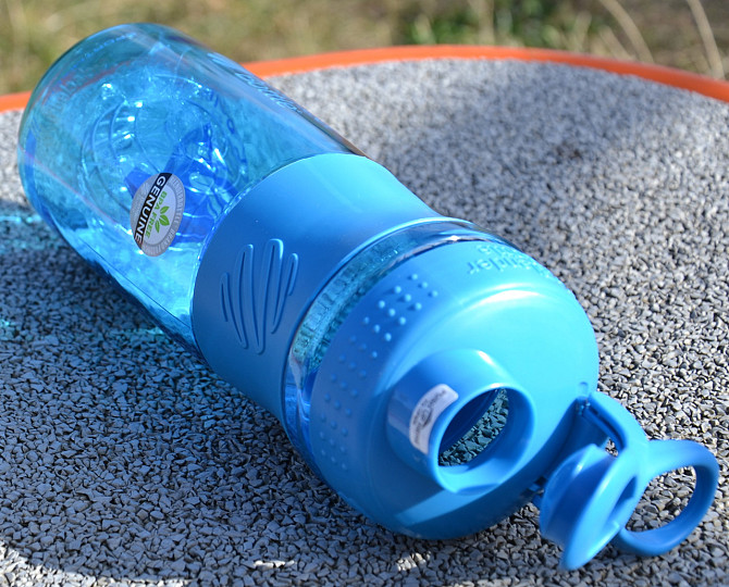 Шейкер спортивний (пляшка) BlenderBottle SportMixer Flip 28oz/820ml Cyan Каменское - изображение 9