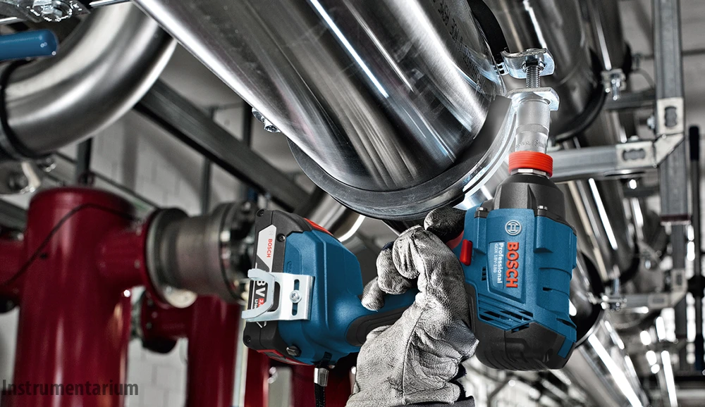 Професійний гайкокрут ударний акумуляторний Bosch Professional GDX 180-LI : з АКБ 2шт-18V 2.0Ah, 180Нм, 2800 об/хв, 3600 уд/хв Київ - фото 3