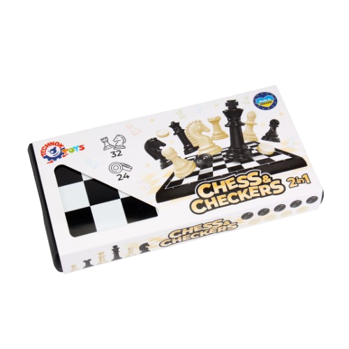 Набір Настільних ігор шахи/шашки/пластикова коробка-дошка Технок 9079 Житомир - фото 2