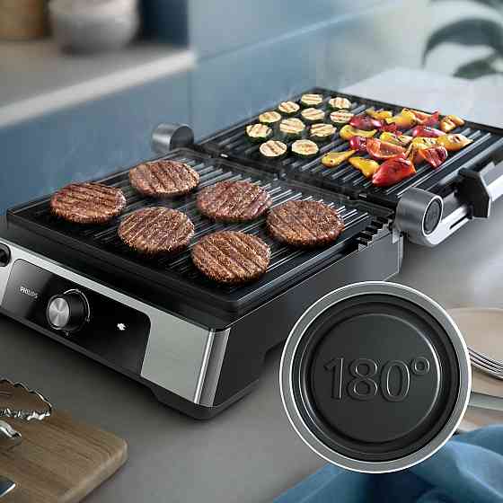 Гриль Philips HD6301/90 чорний, сріблястий Харьков