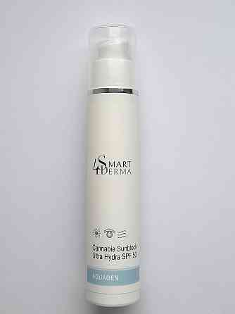 Smart4Derma  Aquagen Cannabia Sunblock Ultra Hydra SPF 50 Ультра увлажняющий защитный крем  SPF 50, 50 мл Днепр