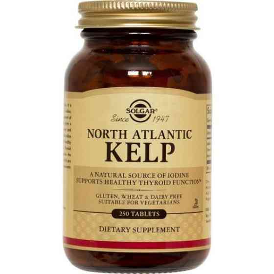 Ламинария йод Solgar North Atlantic Kelp 250 Tablets Луцк