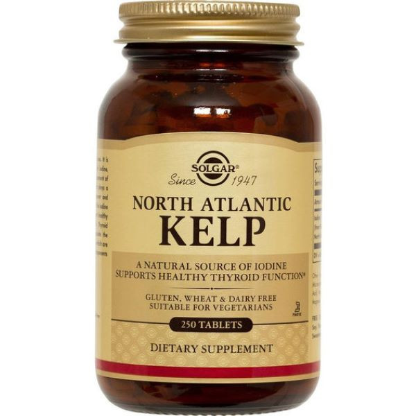 Ламинария йод Solgar North Atlantic Kelp 250 Tablets Луцк - изображение 1