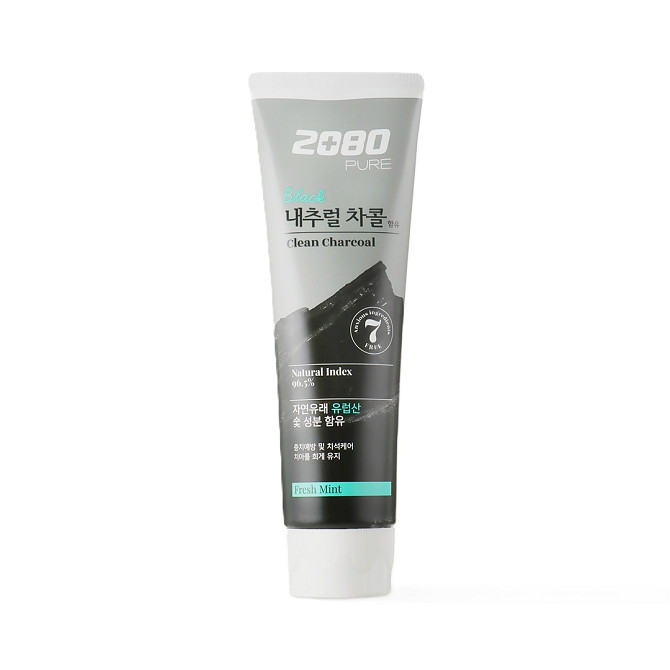 Зубная паста с древесным углем Pure Black Clean Charcoal 2080 120 г Винница - изображение 1