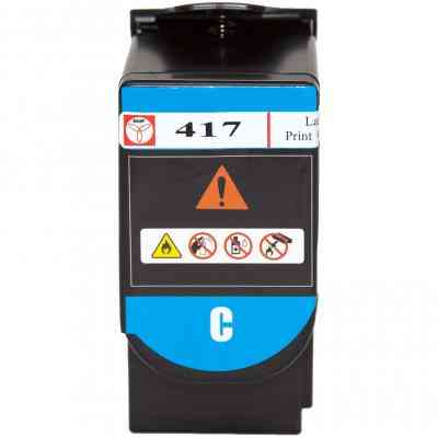 Тонер-картридж BASF Lexmark CS417dn 71B0H20 Cyan (BASF-KT-71B0H20) Винница