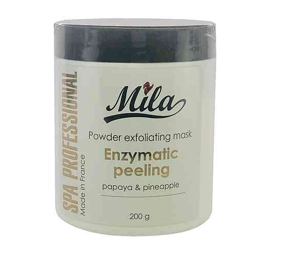 Энзимный пилинг для глубокой очистки кожи лица Папайя и Ананас Enzymatic peeling Mila Perfect 200 г Винница