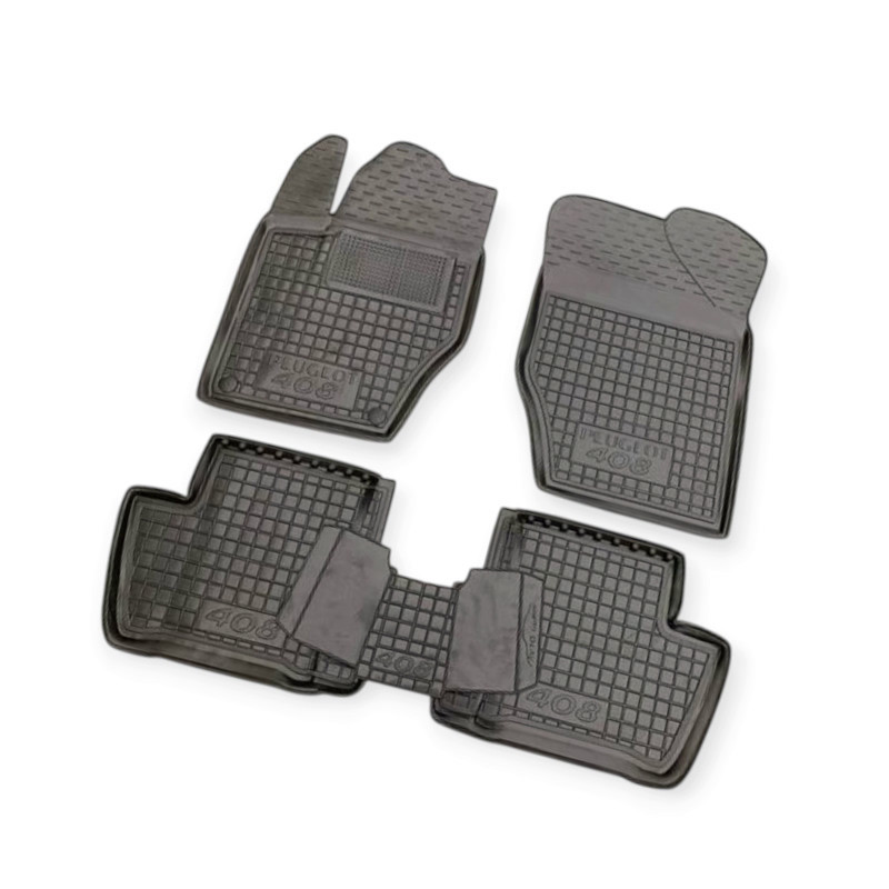 Килимки Пежо 408 2010-2022 борт 2,5см, з перемичкою салону Мукачево - фото 1