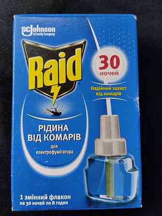 Рідина для електрофумігатора Raid проти комарів, 30 ночей Харків