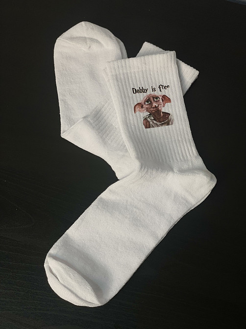 Носки "Dobby is free" Черный, 40-43 Чернівці - фото 1