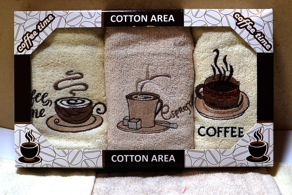 Набор из трёх кухонных полтенец. 30х45 см 100% Хлопок, Турция. Одесса - изображение 2