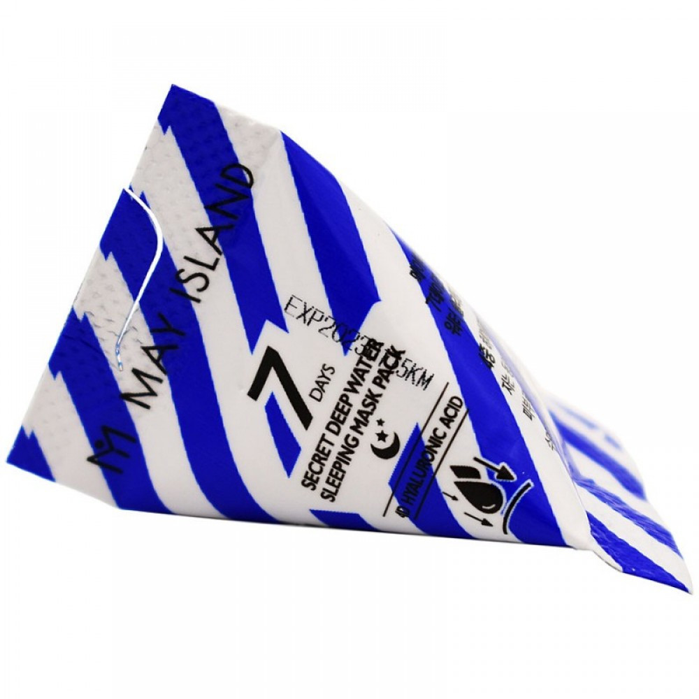 Набір Зволожуюча нічна маска з гіалуроновою кислотою і примулою 7 Days SECRET DEEP WATER SLEEPING MASK PACK May Island 5мл х12 Київ - фото 2