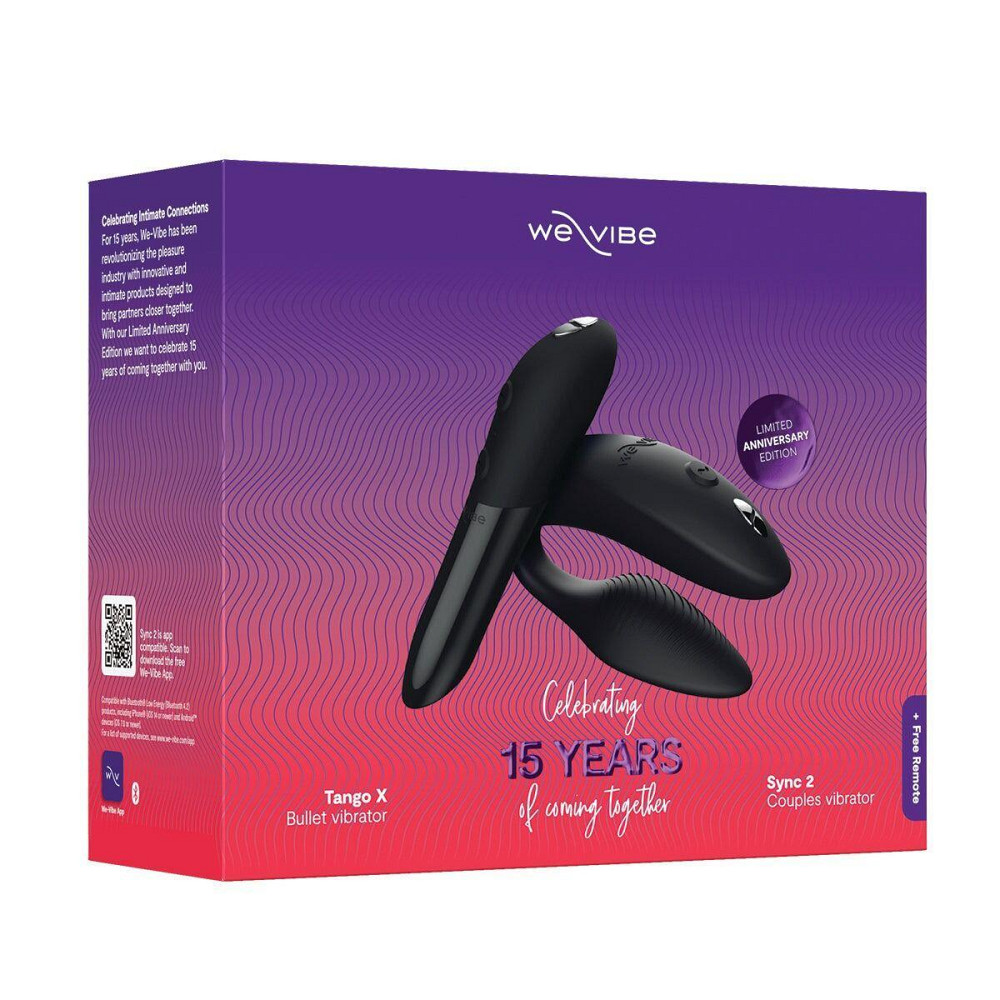 Подарунковий набір We-Vibe 15 Year Anniversary Collection, смарт-вібратор для пар + віброкуля Sex Aura Київ - фото 7