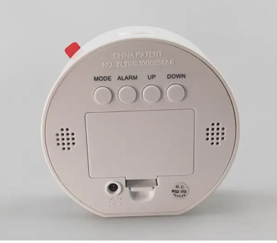 Дзеркальний електронний годинник 6505 з будильником, термометром, живленням від мережі 220В або батарейки (5427) Одеса - фото 6