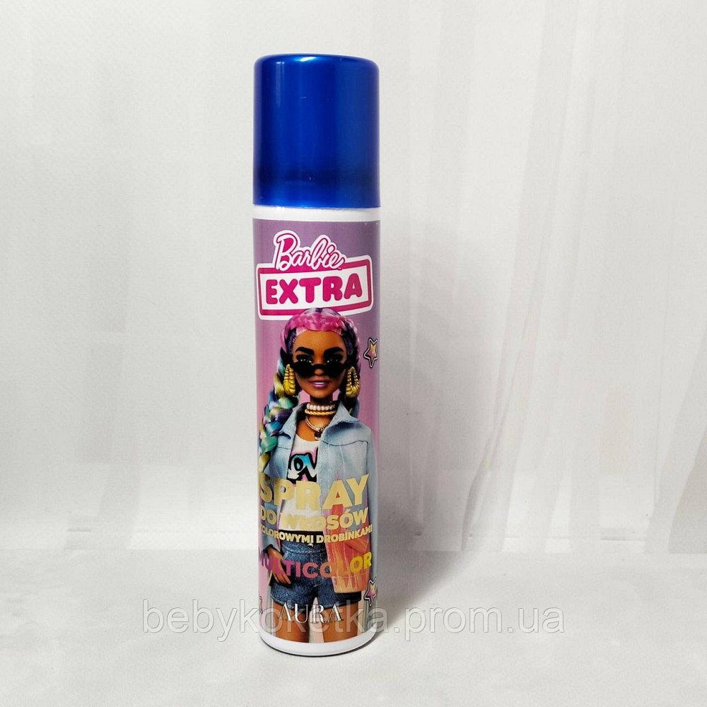 Лак для волосся з блисківками AURA BARBIE Різнокольорові 75 мл Львів - фото 1