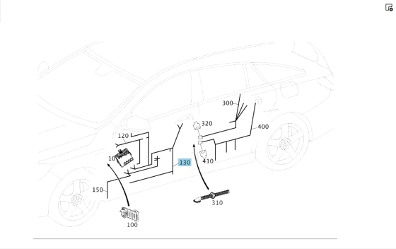 Mercedes-Benz  A1175400705 Проведення передніх дверей CLA Shooting Brake X117 CLA C117 Одесса