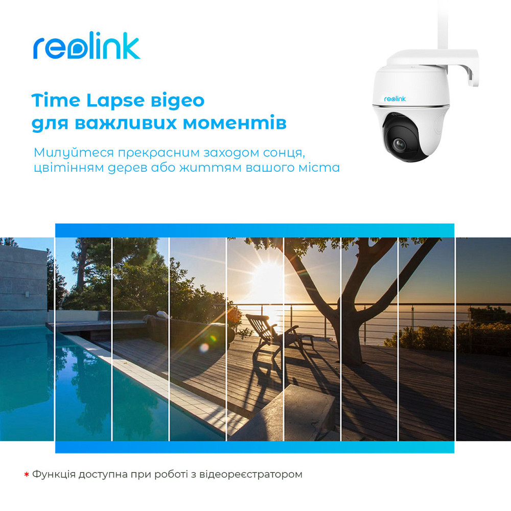 IP-камера Reolink Go PT Plus без сонячної панелі white Харьков - изображение 7