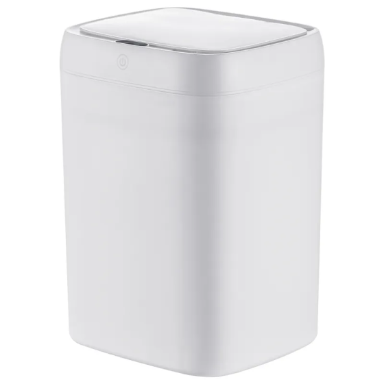 Відро для сміття сенсорне прямокутне Mixxus Wave-TC0314 White 14 л (колір білий) (MI8404)   ( 24011 ) Харків
