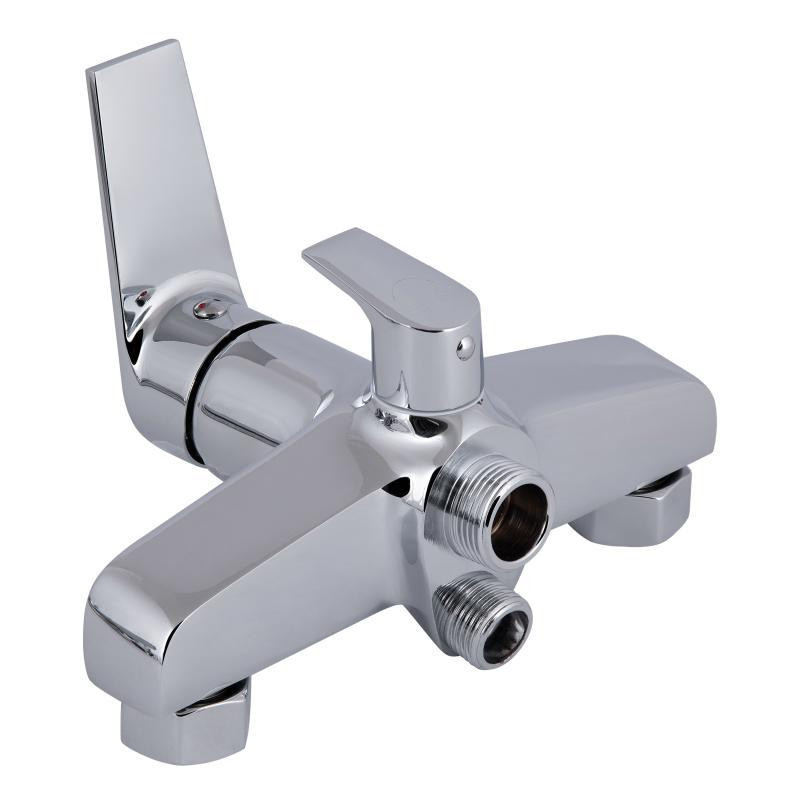 Смеситель для ванны с поворотным изливом, c душевым гарнитуром Qtap Stenava New QTSTE2601CRM45536 Chrome Харьков - изображение 3