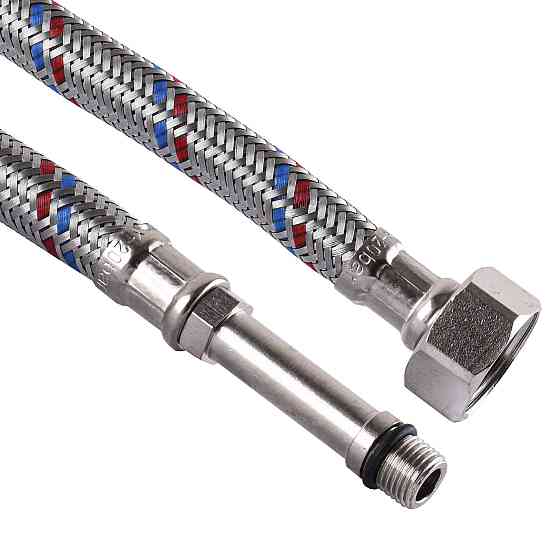 Шланг для змішувача Solomon (нерж.) М10х1/2″ 0,4м HY6201 A  довг. Київ