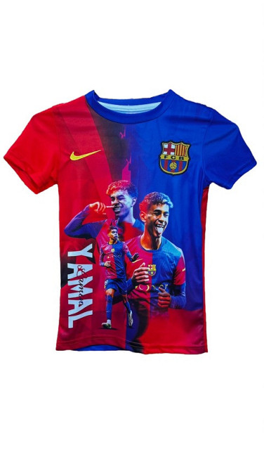 Футбольна форма NIKE FCB LAMINE YAMAL Вишневе - фото 2