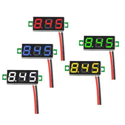 Цифровой вольтметр 2.5-30В с LED-дисплеем 0.36