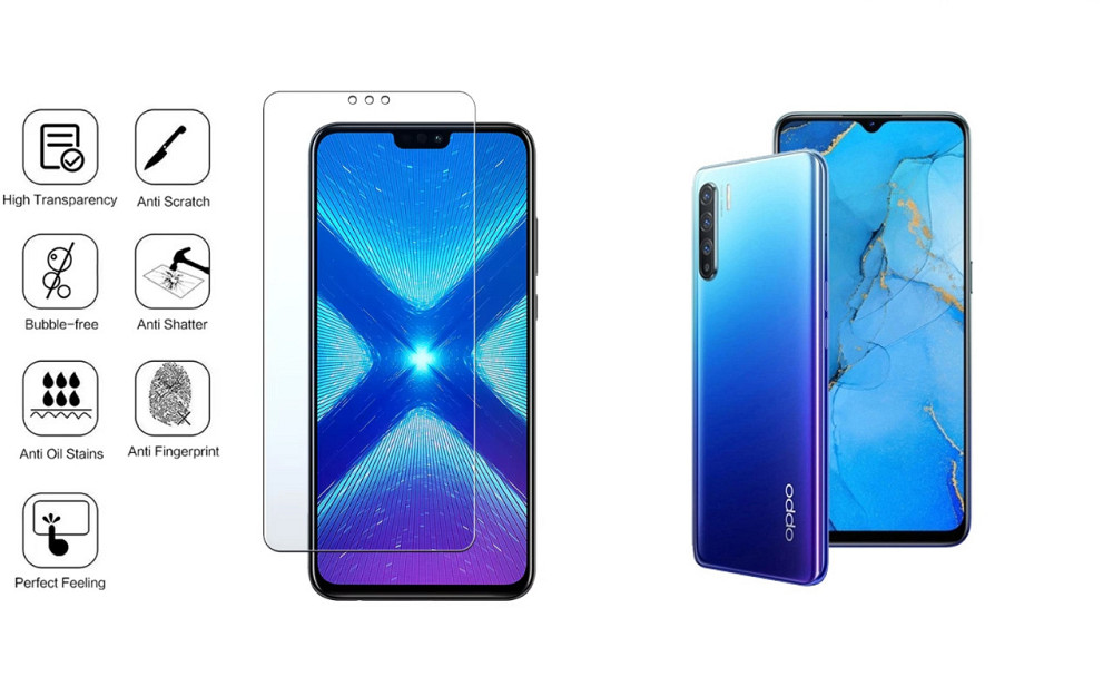 Захисне скло NeoGlass для Oppo Reno3 – надпрозоре та стійке Київ - фото 4
