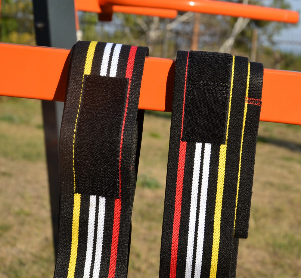 Бинти на коліна MadMax MFA-292 Knee Wraps Black Луцьк - фото 9