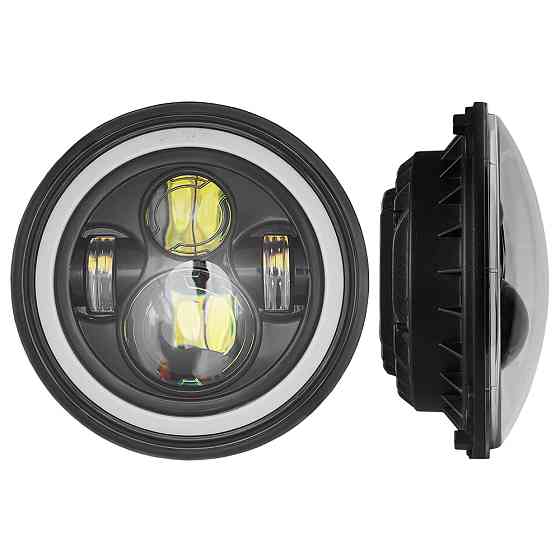 Фара світлодіодна Brevia 60W (4x5W ETI+DRL), 4800Lm/2160Lm, 6000K, 177x70мм 1шт Львів