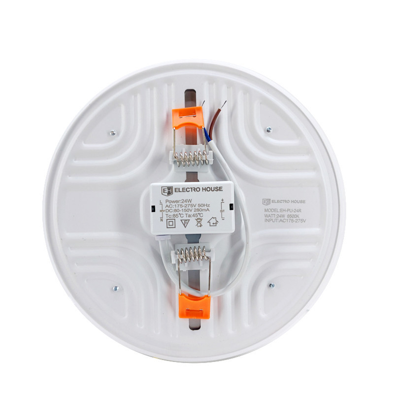 LED панель універсальна кругла Ø170 мм 24Вт, нейтральний білий 4000К, 2200 Лм Дніпро - фото 3