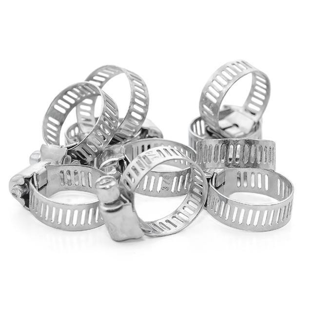 Хомут сталевий оцинкований, 8 мм, Ø - 13-23 мм INTERTOOL TC-0013 Київ - фото 2