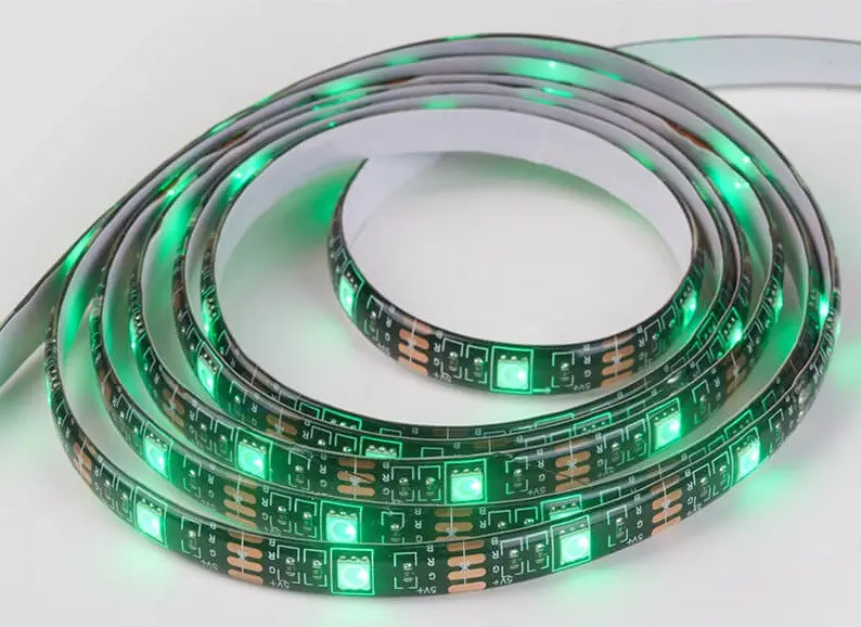 Світлодіодна стрічка Hoco DL30 RGB 4м + пульт (Чорна) Київ - фото 7