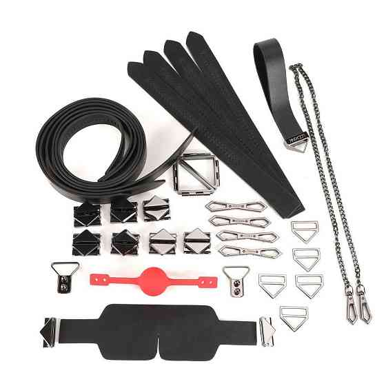 БДСМ-набор LOCKINK Bondage & Restraint Black Set Sex Aura Киев