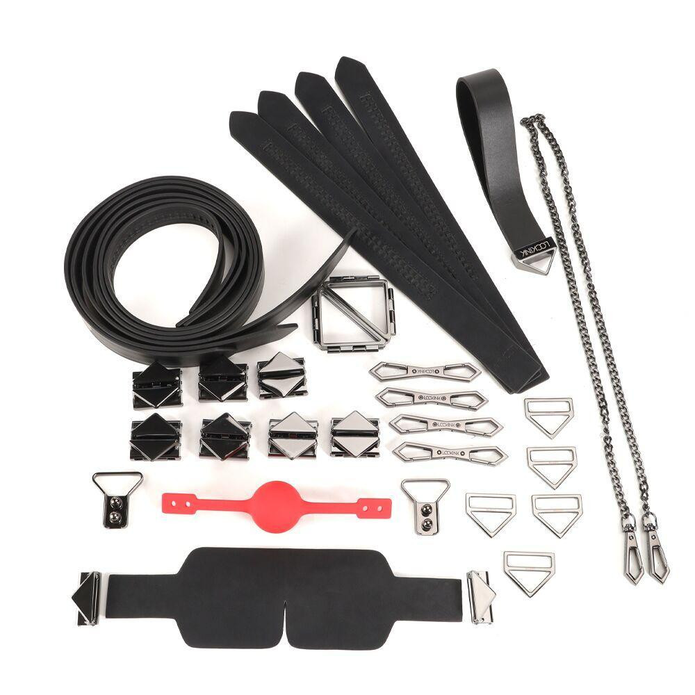 БДСМ-набор LOCKINK Bondage & Restraint Black Set Sex Aura Киев - изображение 2